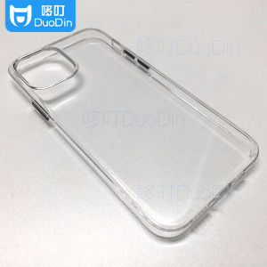 Anti-Slip Metal Key Button Phone Case for iPhone 13 pro Max Couple Simple Stylish Men Women Protective Cover Plastic Material