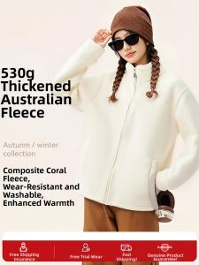 SUHUIQIAN | Fleece-lined Warm Outerwear Female Winter Jacket