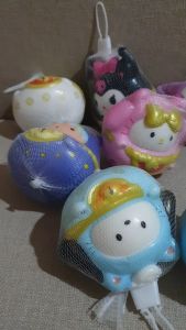 MAINAN SQUICY SQUISHY SANRIO KUROMI COLLECTION KOLEKSI BULAT GENDUT LUCU