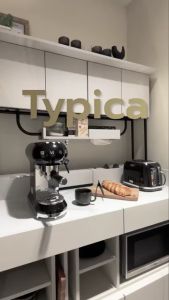 SB Design Square KUCHE เคาน์เตอร์กาแฟ ขนาด 120 ซม. รุ่น Typica สีเทา (120x55x180 ซม.)