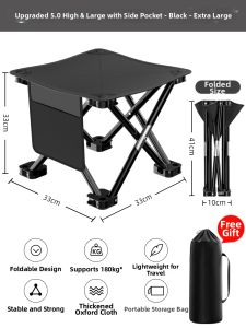 ZHENMIAO | Portable No-Seat Travel Chair