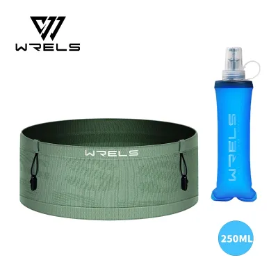 WRELS Running Belt Bag Women Men Elastic Sports Waist Pack For Marathon Cycling #YB1006