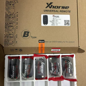 5PCS Xhorse XKB520EN Universal Remote Key for VW B5 Flip 3 Buttons Wire Remote Key Second Generation Replaced of XKB501EN
