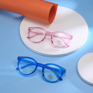OQ BOGA 5 Màu Thời Trang Gọng Nhựa Hình Bầu Dục Kính Máy Tính Trẻ Em Bé Trai Bé Gái Bảo Vệ Mắt Chống Ánh Sáng Xanh Kính Bảo Vệ Bức Xạ