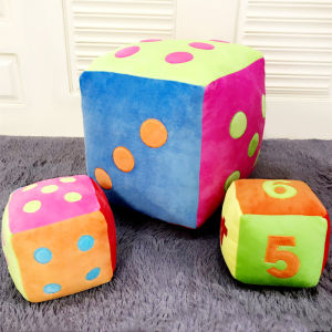 Creative Large Size Dice Pillow Sponge Plush Toy Educational Nursery Kids Shake Die Game Non Slip Bottoming Roll the Dice
