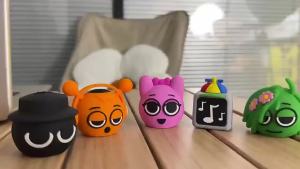 In stock-Sprunki Cartoon Anime Games Desktop Sound Decoration Wireless Emoji Speaker Boy Girl Childrens Birthday Gifts