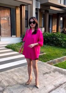 SJM KEMEJA OVERSIZED SHIRT LENGAN PENDEK FANTA FUSCHIA HIJAU BOTOL OREN ORANGE HITAM BIRU ELEKTRIK BIRU BCA PINE GREEN 076