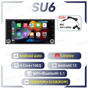 7" Screen Android 2 Din Car Radio for Toyota MR2 MR 2 2000-2007 Wireless Carplay Android Auto Multimedia Head Unit Stereo
