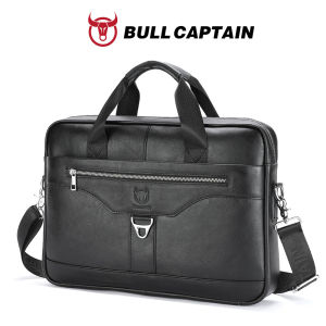 BULLCAPTAIN | Túi Xách Da Thật Nam BULLCAPTAIN Kiểu Dáng Cổ Điển Đựng Laptop Dung Tích Lớn Đeo Vai Cầm Tay Dùng Cho Công Việc
