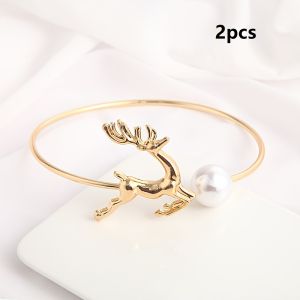 2-Piece Deer Head Curtain Tiebacks – Elegant and Durable Zinc Alloy Metal Curtain Hooks Suitable for Living Room and Bedroom