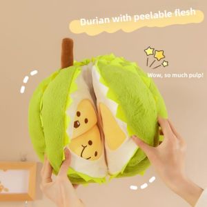 JIFANPAUL | Stress-Relieving Simulation Creative Detachable Durian Plush Toy