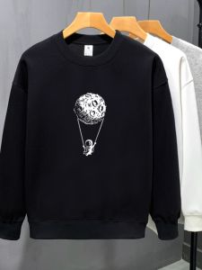 Heavyweight Hoodie Mens Fashion Brand American Style Autumn Winter Fleece Long Sleeve Fitness Sport Casual Overhead Shirt