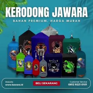 Bawara Krodong Murai Sangkar Kandang Burung Kerodong Murai Bahan Higet Model Semi Transparan