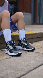 New Basketball Shoes for Kids Big Size Braided Hight-top Rubber Shoes for Kids Boy Korean Sneakers