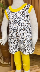 Setelan Flowly uk Bayi - 5 Tahun / Gaya Korea Setelan Anak Perempuan Baby Cewek Legging Import Polos Anak Perempuan Dress Daster Baju Tidur Murah Kiosbalitafawa