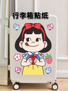 Cartoon Cute Large Waterproof Sticker for Luggage Travel Suitcase Decorative Wall Refrigerator Pullman Bag Decal
