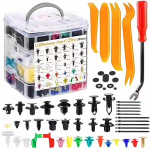 723pcs 100pcs Car Clip Trim Kit Car Push Pin Rivet Bumper Clips Door Panel Molding Assortments Fastener Clip