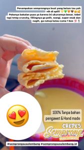 Kue Crepes Semprong Susu Lembang Spesial (isi 12 pcs) - Tam Snack