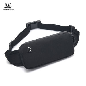 LouisWill กระเป๋าคาดเอวสำหรับกีฬากระเป๋าผู้ชายแฟชั่นขนาดเล็กกระเป๋าคาดหน้าอกกระเป๋าโทรศัพท์กระเป๋าสะพายไหล่สำหรับชายและหญิงกันน้ำกระเป๋าวิ่งอ็อกซ์ฟอร์ดกระเป๋าคาดลำตัวแบบพกพา Tas Gym ลำลองสำหรับวิ่งปั่นจักรยานเดินป่าเดิน
