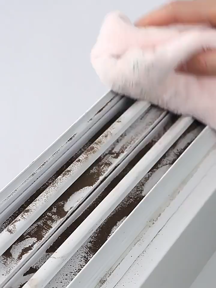 2In1 Crevice Cleaning Brush for Sliding Door Track Window Groove Gap Dust Removal Pengelap Tingkap