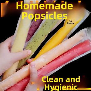 Disposable DIY Ice Pops Molds Resealable Bag