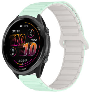 22mm 20mm Magnetic Band For Garmin Forerunner 570 47mm 42mm 265 255 M Venu 3 2 Sq Silicone Loop Strap For vívoactive 6 5 Correa