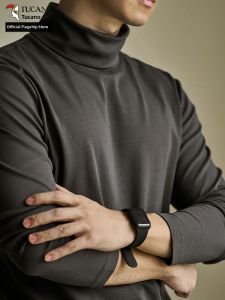 TUCANO | Anti-Static High Neck Liquid Ammonia Silk Cotton Long Sleeve T-Shirt