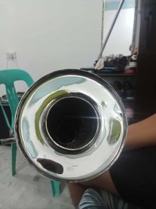 POWER PIPE full Set 44 MM or SKYGO 125/150 Motor Star X 125/155 EXT 125/ 150 WITH SILENCER