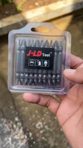 JLD 10pc Mata obeng angin magnet screw driver PH2 x 65mm hex shank magnetic konek tor mata bor MURAH BANGET!!