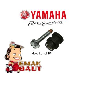 Paket 1 Set KARET Bos Dudukan Box Filter YAMAHA N MAX AEROX LAXSI + Baut bisa Cod