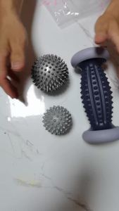 Foot Massage Roller Heel Spur Hedgehog Ball Plantar Fasciitis Massager Relieve Sore Muscles Neck Shoulder Arm Body Trigger Point