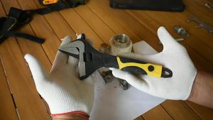AIRAJ Adjustable Wrench (6/8/10/12 Inch) Hand Tool Large Opening Multi-function Open Mouth Universal Wrench Bathroom Plate Hand