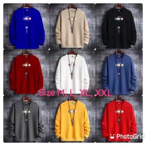 Belanja Aman & Nyaman: Sweater Keren Pria Distro Crewneck Trendy Sweatshirt Elegan