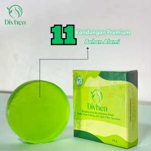 Divhea Brightening Gluthatione Soap Sabun Jerawat Flek hitam dan pemutih permanen