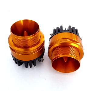 Hifine แหลม มัจจุราช หน้าอลูมีเนีบม สีทอง แม่เหล็กนิโอ 24.5*8มิล สีทอง พร้อมซีกันขาดแถมให้ฟรี เสียงแหลม HF-250G สำหรับผู้ที่ต้องการความพลาสติกในผลิตภัณฑ์ 2 ดอก