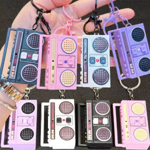 Nostalgic Mini Nostalgic Vintage Mini Retro Radio Key Ring That Can Record Classical Funny Bag Ornaments
