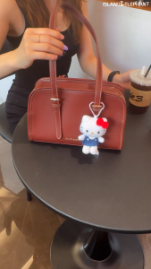 ISLAND ELEPHANT Shoulder Bag for Woman Fashion Handbag Simple Vintage Bag