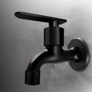 Keran Tembok Flat Stainless SUS 304 Kran Air Faucet FCT-010MB