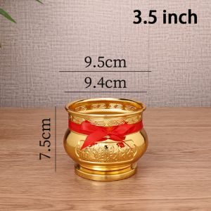 3.5inch Mangkok Kuningan Tempat Dupa Mangkuk Spa Aroma Terapi