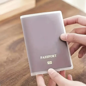 2pcs Travel Waterproof Thickened Passport Cover Passport Protector Passport Holder