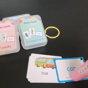 การ์ดเรียนภาษาอังกฤษ ของเล่นพัฒนาการเด็ก หลายรูปแบบ ออกกําลังกายภาษาอังกฤษของลูกน้อย