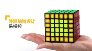 [Ready Stock in Msia] QiYi QiFan 6x6x6 Black with Sticker Magic Speed Cube