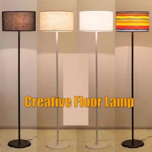 Modern Rainbow Floor Light Bedroom Living Room Eye Protect Lamp LED Decorative Bright Long Pole Bedside Fixtures