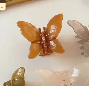 Jepit Rambut Kupu-Kupu Transparan SHAFIRA Jelly Kanae Medium Glossy