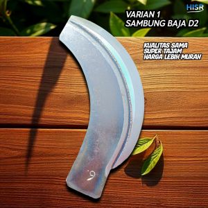 Pisau rajang model bendo baja D2 Pelangi berkualitas asli HISR Wonosobo