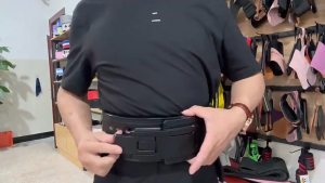 Fitness Belt Professional Powerlifting Lever Belt Sports Waist Protection Weightlifting Belt with Metal Lever Buckle Quick Snap FastenerThickened Version