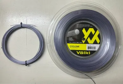 Volkl Tennis Strings | Cyclone (GRAPHITE) 17g (one set cut from reel) (11 meters)