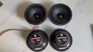 Loa mid - trung 10cm M-audio gân vải từ 60 coil 19 toàn vành 11cm hàng nhập - Loa trung cao cấp - Loa trung kín