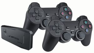 HD 4K M8 Video Game Console Classic Double Gamepad Support Multiple HDMI and TV Projector Game 4K Video Game Console Wireless Controller Retro 32GB/64GB