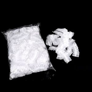 Salon Bath Ear Covers 100PCS Waterproof Plastic Disposable Earmuffs for Hairdressing Dye Shampoo Piercings Protection